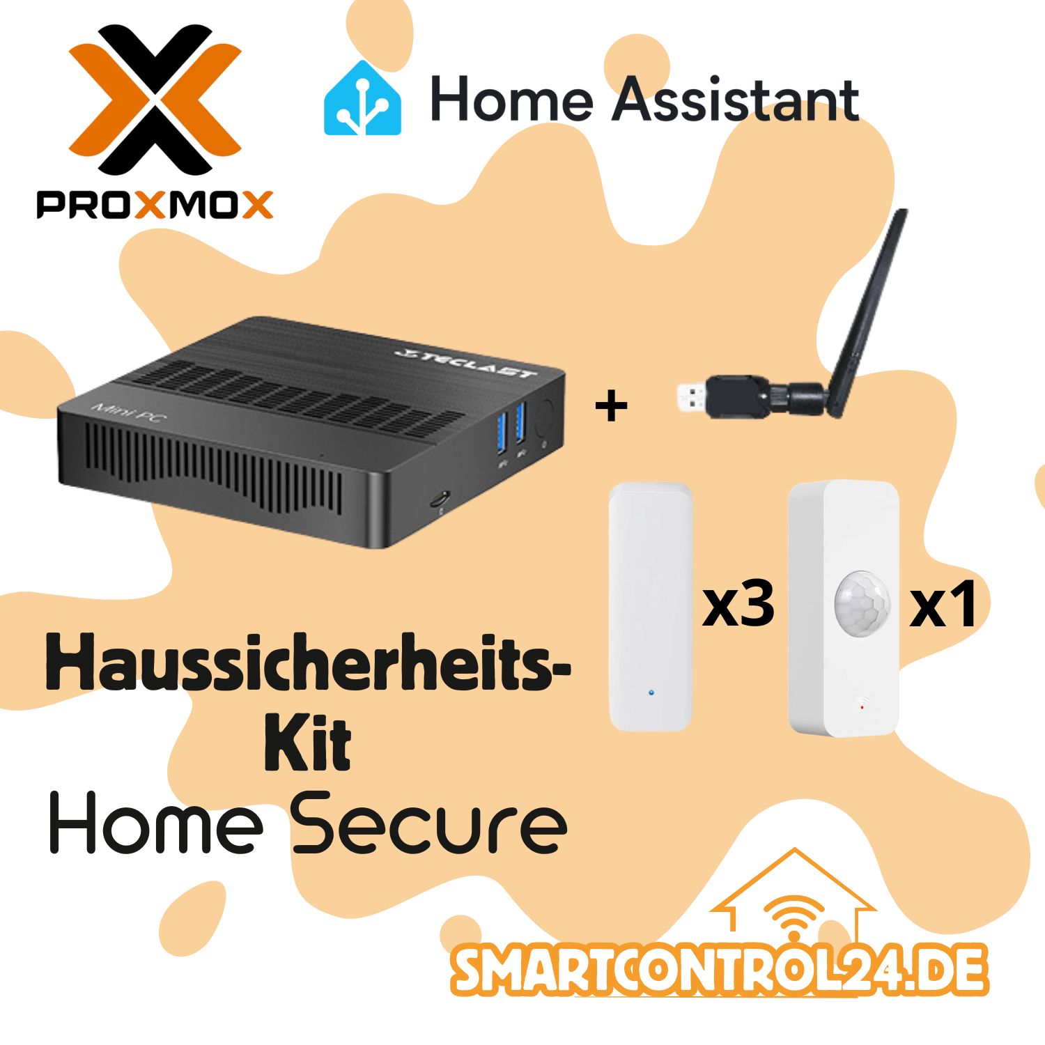 smarthome24 Home Secure Haussicherheitskit - erweiterbar
