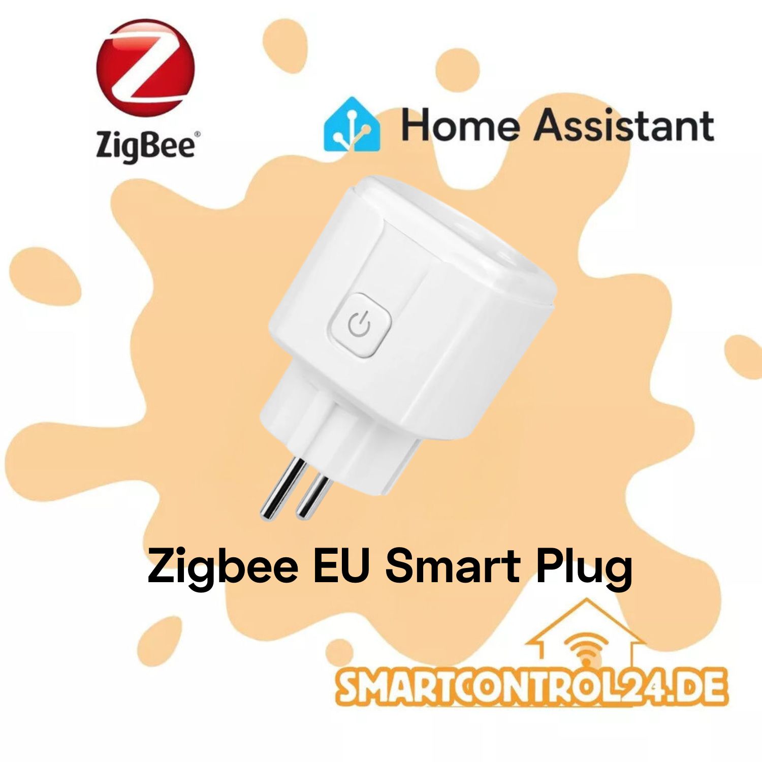 smartcontrol24 Smart Plug WiFi/Zigbee 3.0 – Intelligente EU-Steckdose